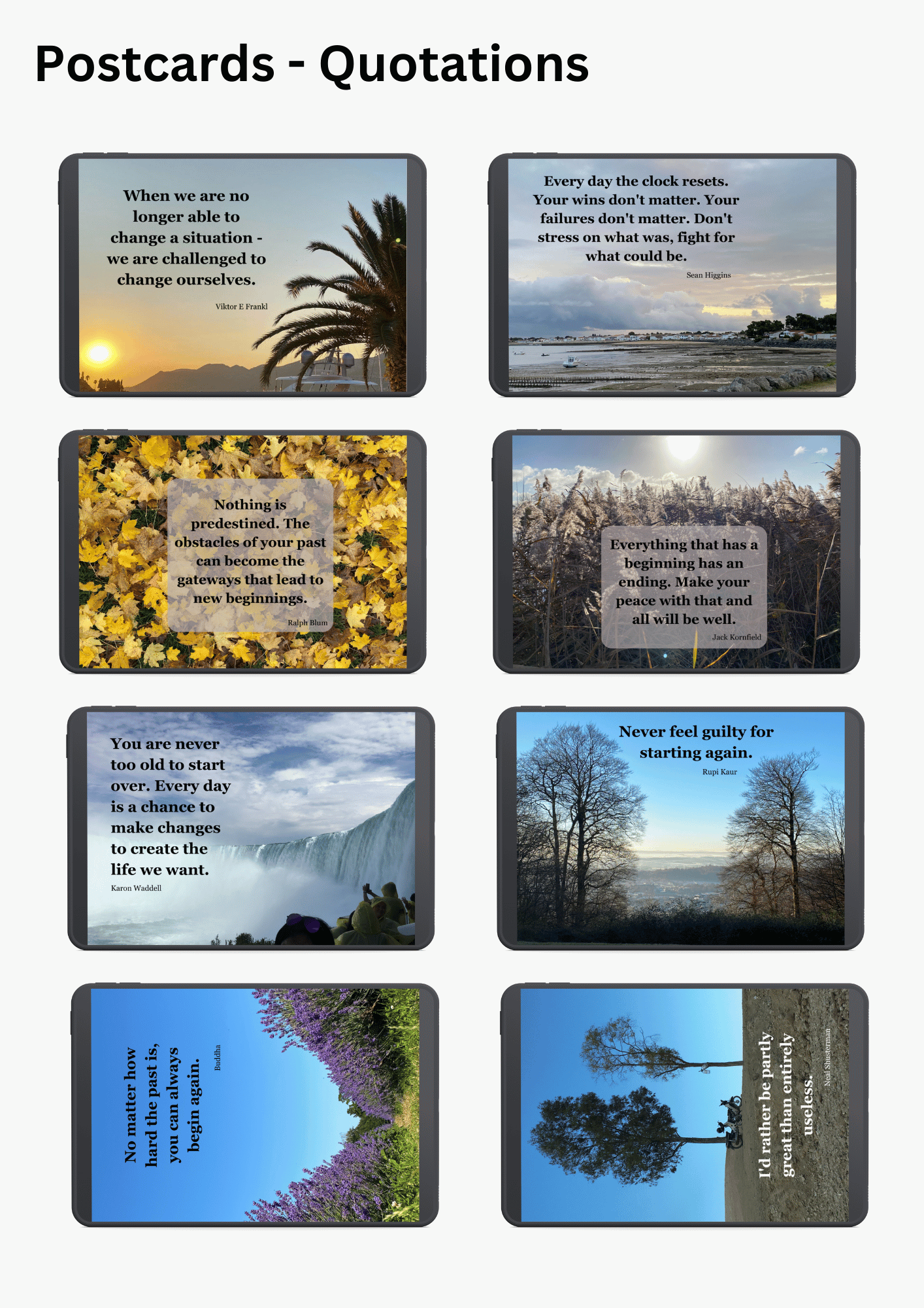 Liberare Quotation Postcards